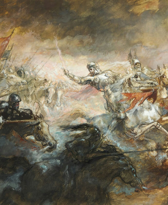 War And Death Art (Portrait)