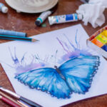 Artist Butterfly Table (Portrait)