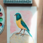 Cute bird Artwork (Portrait)